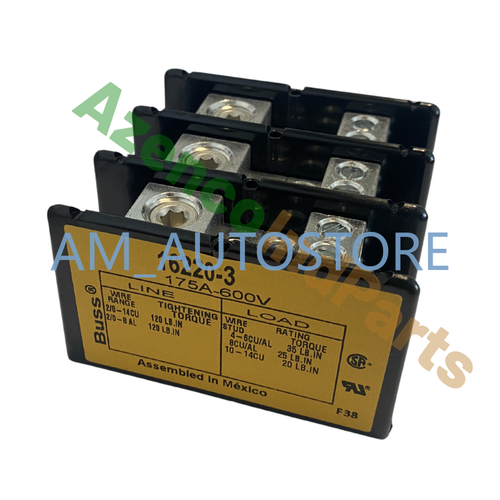 1PC Power Distribution Block 3 Pole 175A 600V 16220-3 New - Picture 2 of 6