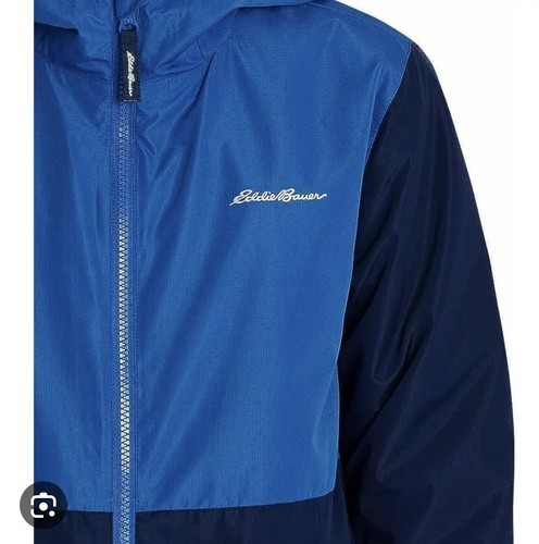 Eddie Bauer Youth Lone Peak Light Weight 3 in 1 Jacket Navy Blue Size Small 7/8 - Picture 12 of 13