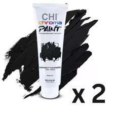Chi Chroma Paint Midnight Madness/Bold Semi-Permanent Hair Color 4oz- Pack of 2