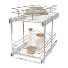 Rev-A-Shelf Kitchen Cabinet Pullout Shelf Organizer, 12 x 22 In, 5WB2-1222CR-1