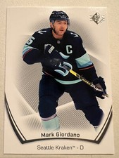 Mark Giordano 2021-22 Upper Deck SP Hockey #85 Seattle Kraken NHL