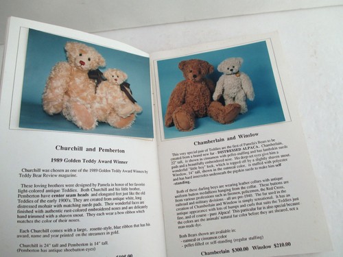WOOLEY BEAR COTTAGE Handcrafted Teddies Catalog, 1991 Illustrated Teddy Bears - Picture 2 of 4
