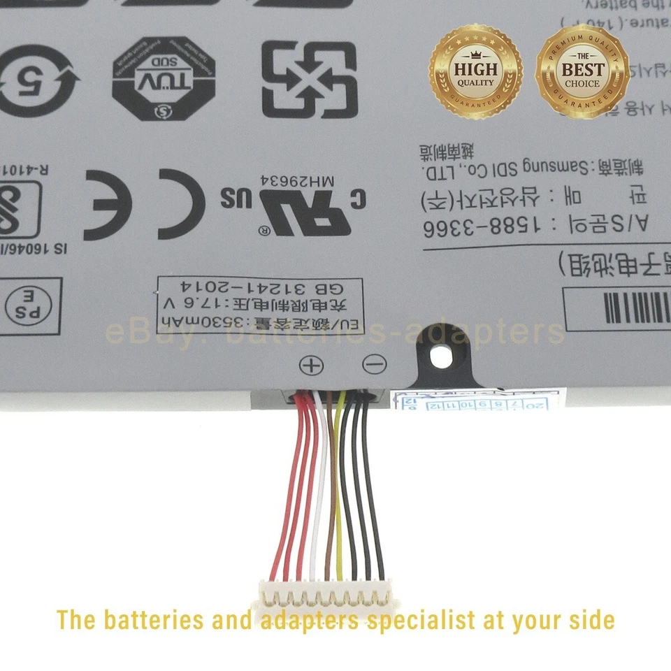 Original new AA-PBTN4LR battery for SAMSUNG NP940X3M NP940X5M NT930SBE Foto 4 de 4