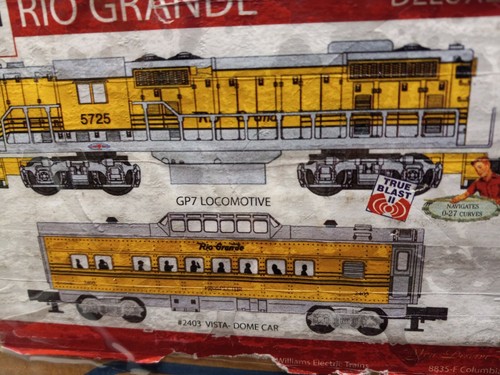 Williams Pass Set Diesel 3 Pass Cars Super Loud Tru Blast Bell/Bon Nuevo - Imagen 12 de 12