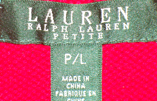 Ralph Lauren military style knitted jacket, sz PL (but feels like non-petite) - Picture 7 of 11