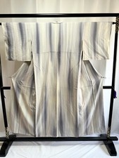 Vintage Japanese Silk kimono Chic Pattern Color Kimono Robe