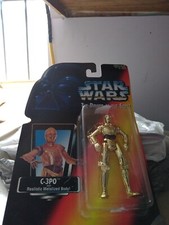 Kenner Star Wars The Power Of The Force c-3po Realistic Metalized Body Action...