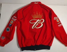 NASCAR Chase Authentics Drivers Line Dale Earnhardt Bud Jacket Size XL