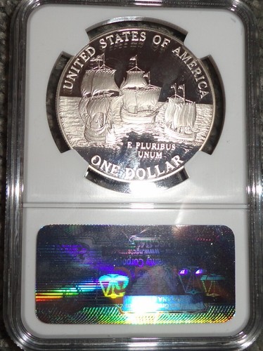 2008-P Bald Eagle Silver Dollar Commemorative NGC PF 69 UC - Picture 2 of 2