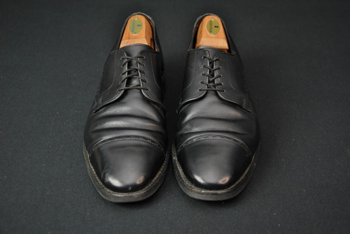 Allen Edmonds Shoes Black Leather Madison Avenue Ave Men's Size 10.5 20325C - Picture 2 of 6