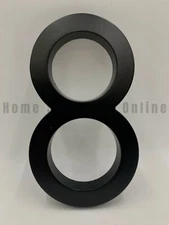 Pottery Barn Modern Farmhouse House Number 8 Black 8.25" H #C89