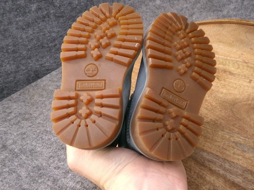 Timberland Classic 6 Inch Toddler Size 5C Blue Nubuck Waterproof Combat Boots - Picture 9 of 11