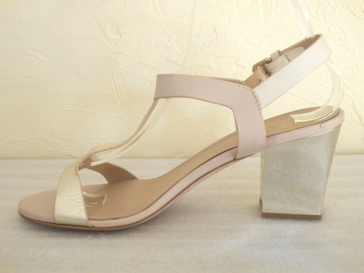 Sandales à Talons THE SELLER Pointure 38,5 - Occasion Très Bon état Cuir Italie