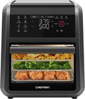  12-Quart 6-in-1 Air Fryer Oven with Digital Timer, Touchscreen, and 12 