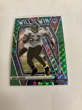 2021 Panini Mosaic - Will to Win Mosaic Green Prizm #WW-17 Ray Lewis