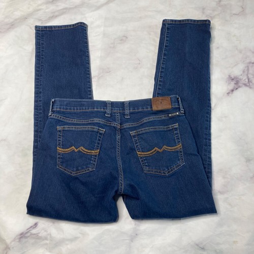 Lucky Brand Sweet N Straight Leg Jeans Womens Size 8/29 Ankle Dark Wash Mid Rise - Picture 6 of 6