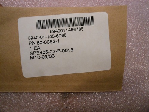 GRIMES TERMINAL LUG PART # 60-0353-1 NSN: 5940-01-145-6765 - Picture 3 of 3