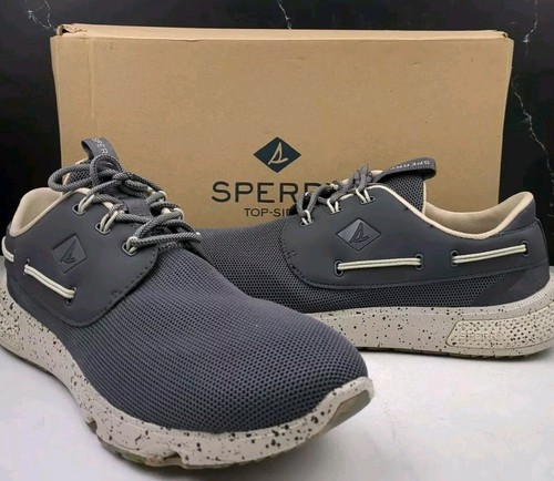 Sperry  7 SEAS 3-EYE Men's Sneaker SZ 13 M Camo PT Gray STS19497 - Picture 7 of 18