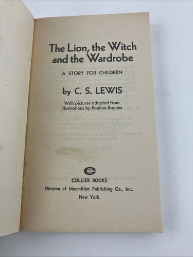 Vintage C.S. Lewis The Chronicles Of Narnia 1970s Set 7 Books Box Set With Box - Picture 12 of 13