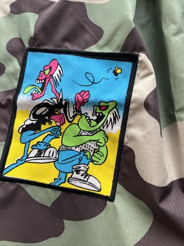 New Men’s Adidas Rare Jeremy Scott Windbreaker Jacket $150 Medium - Picture 3 of 11