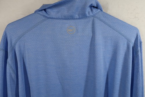 Vineyard Vines Pullover Mens XL Blue On The Go Sankaty 1/4 Zip OTG PoloGolf - Picture 7 of 9