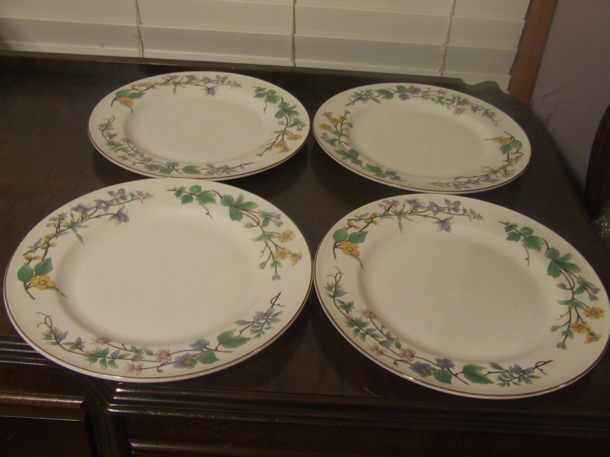 Woodhill by Citation China Dinner Plates Set of 4 | eBay