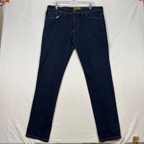 Morris Jeans Division 36x32 Mens Dark Wash Straight Leg Jeans - Picture 7 of 15