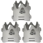 3 Pack Campingkocher Edelstahl Tragbarer Kochherd Campingofen Im Freien