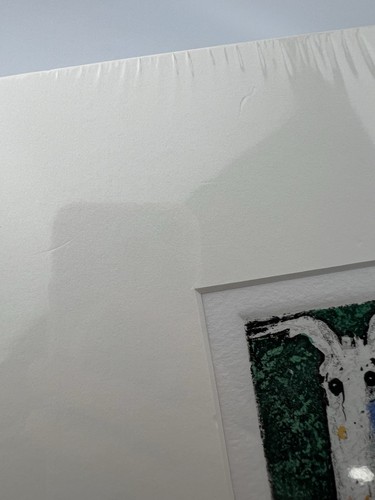 Marsha Heatwole Radierung Aquarell Willo nummerierter Druck 89 von 200 signiert Hund Kunst - Bild 8 von 8