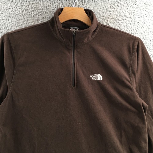 The North Face Sweater Mens L 100 Glacier Fleece Quarter Zip Pullover Longsleeve - Picture 3 of 15