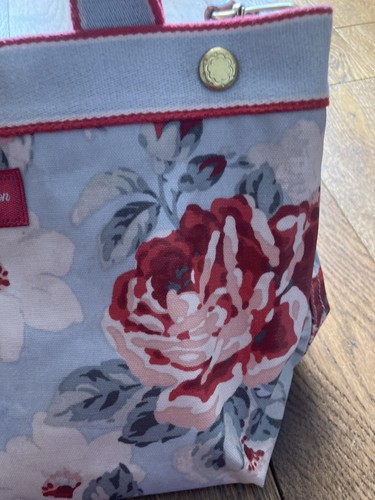 Cath Kidston Grey / Red / Pink Mix Floral Crossbody / Shoulder / Tote Casual Bag - Picture 19 of 24