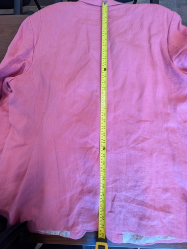 Lauren Ralph Lauren Men's 100% Linen Blazer Sport Coat Size 54XL Salmon Pink - Bild 12 von 13