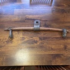 Antique Ox Yoke 38” W/ Leather Buckles And Hardware Rare 🔥