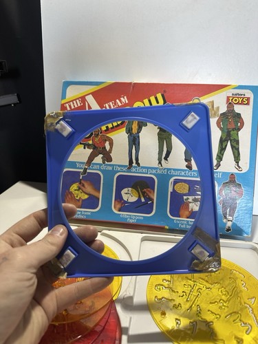Vintage The A Team Rotadraw From 1983 By salters toys pre-owned - Picture 4 of 7