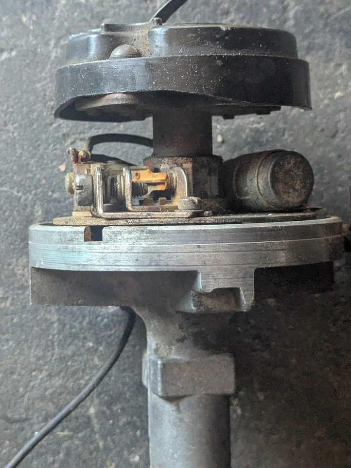 Pontiac 455 1973 distribuidor de puntos de transmisión Firebird GTO 1112191 2J22 MT y AT Foto 3 de 4