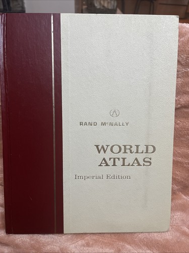 1968 Rand McNally World Atlas Imperial Edition - Imagen 1 de 8