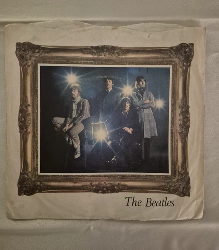 9 BEATLES UK vinyl 7" single Picture Sleeve STRAWBERRY FIELDS/PENNY LANE V G+/VG