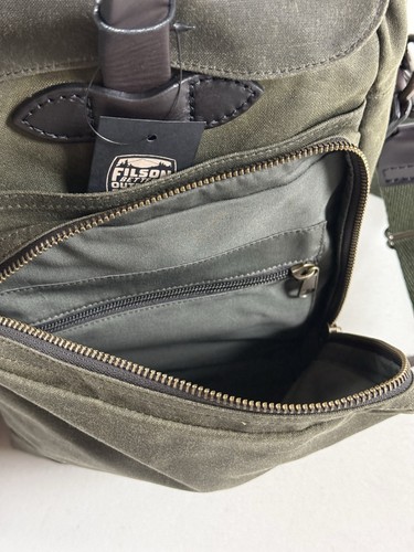 FILSON 24 HORAS HOJALATA TELA MALETÍN NUTRIA VERDE NUEVO CON ETIQUETAS - Imagen 17 de 22