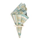 Blue Natural Shells Reversible Cotton Single Cloth Napkin