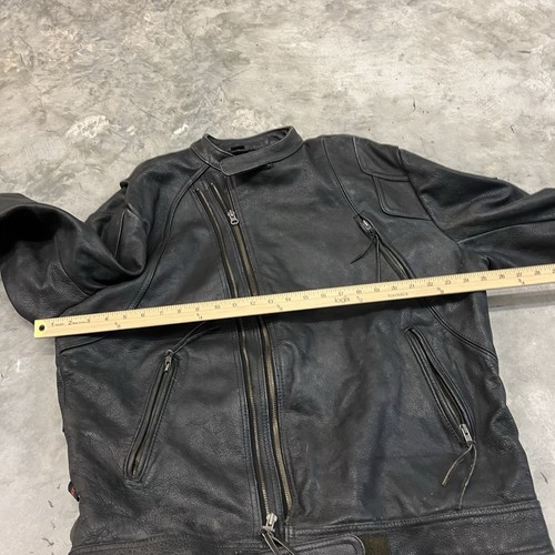 Chaqueta de moto de cuero Evel Kneivel EK1 de colección rara para hombre pesada 3XL - Imagen 5 de 8