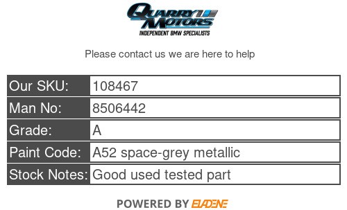 Juego de cerraduras BMW ECU para serie 1 E87 LCI 123d N47s 2010 manual 0281016114 8506442 - Imagen 6 de 6