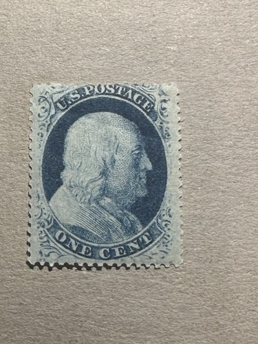US Scott 24 1 Cent MH Mint Hinged Stamp