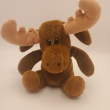 Vintage 24K Co Mikey the Moose 6" Beanbag Plush 1997 Special Effects 5168
