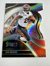 2023 Panini Select - Club Level Joe Mixon #255 Black & Red Prizm Die-Cut
