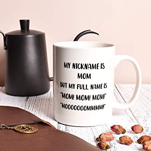 Large Funny Coffee Mug for Mom, Birthday Gift for Mother, Nickname&fullname - Picture 5 of 7