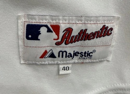 Majestic Authentic MLB Mens 40 Boston Red Sox Curt Schilling Baseball Jersey USA - Picture 3 of 12