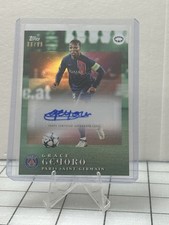 Topps Aitana Bonmati Platinum Grace Geyoro PSG Auto Green 06/99