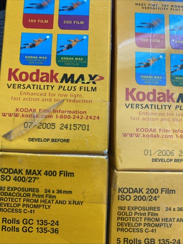 Lot of 23 Kodak 35MM film, Frozen, Expires 2004-2006 200 & 400 Speed - Picture 8 of 9