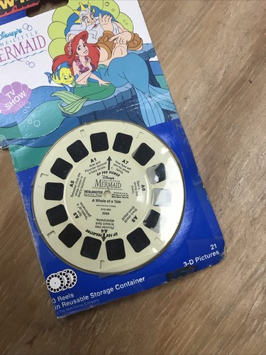 Vintage Tyco View Master 3D Disney Little Mermaid 1993 3 Rollen - Bild 3 von 8
