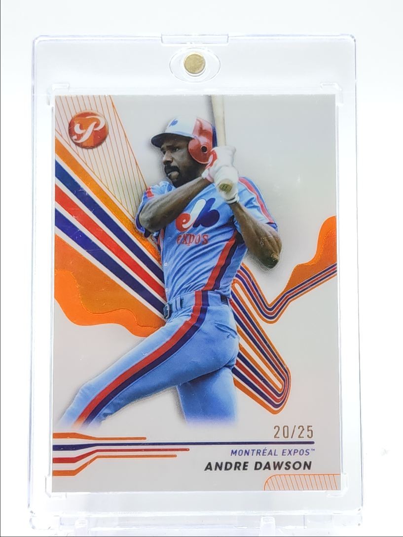 ANDRE DAWSON 2024 TOPPS PRISTINE ORANGE REFRACTOR EXPOS /25 Q4829